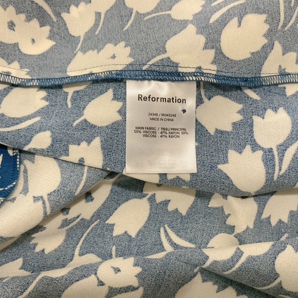 NWOT💙Reformation Gavin Dress - Tuli - Picture 5 of 7